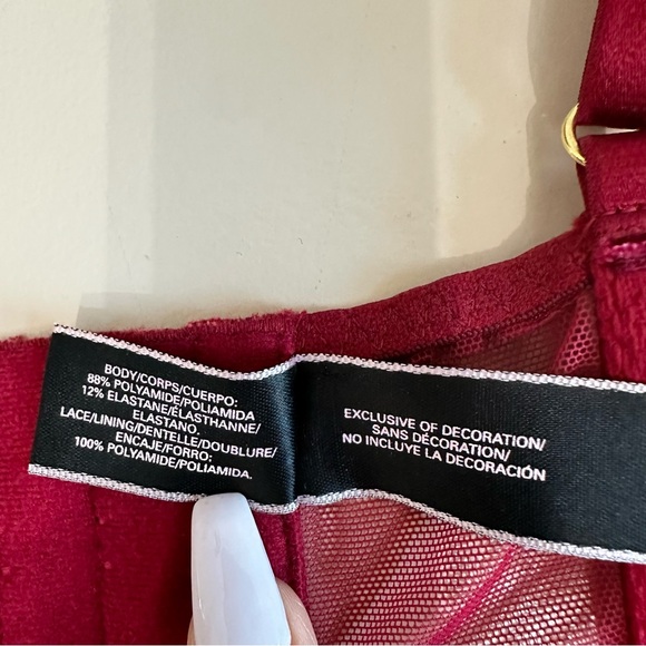 Victoria’s Secret Beautiful Sexy Lace Corset Bustier Size 32D - Picture 8 of 11